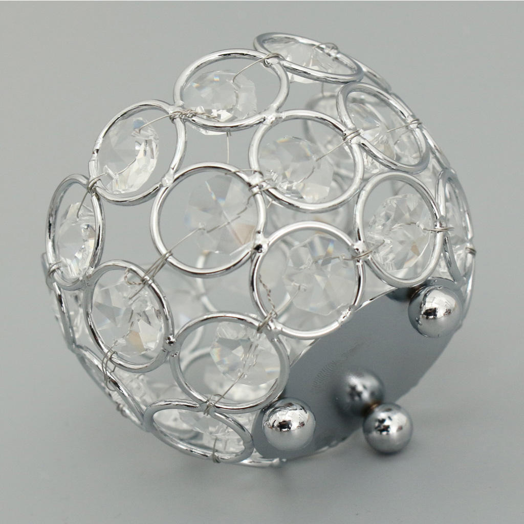 Set of 2 Crystal Tealight Votive Candle Holders For Wedding Centrepieces