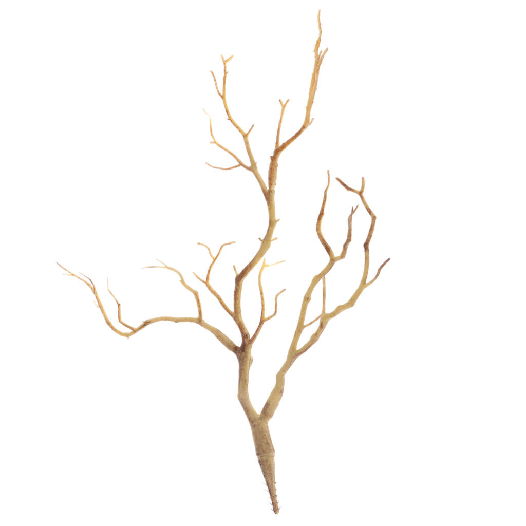5PCS Handmade Simulation Tree Branches Dried Twig Home Wedding Decor -Coffee