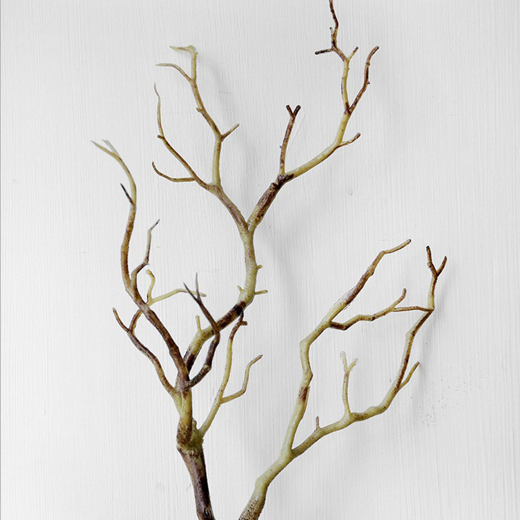 5PCS Handmade Simulation Tree Branches Dried Twig Home Wedding Decor -Coffee