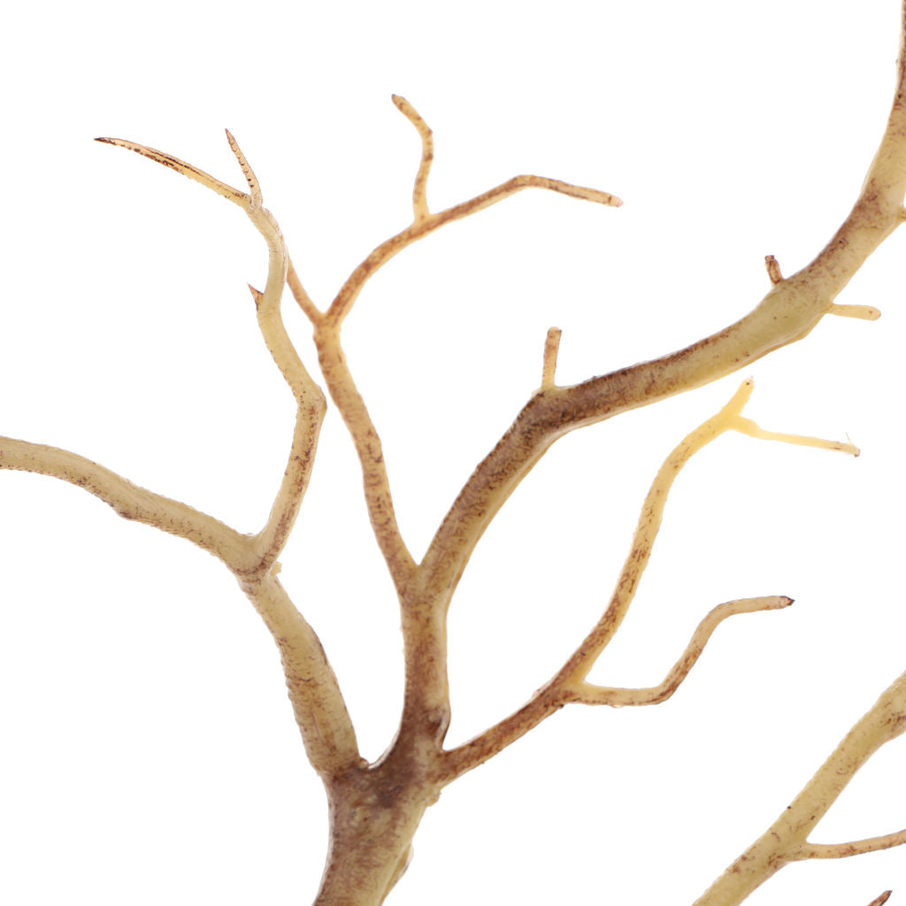 5PCS Handmade Simulation Tree Branches Dried Twig Home Wedding Decor -Coffee