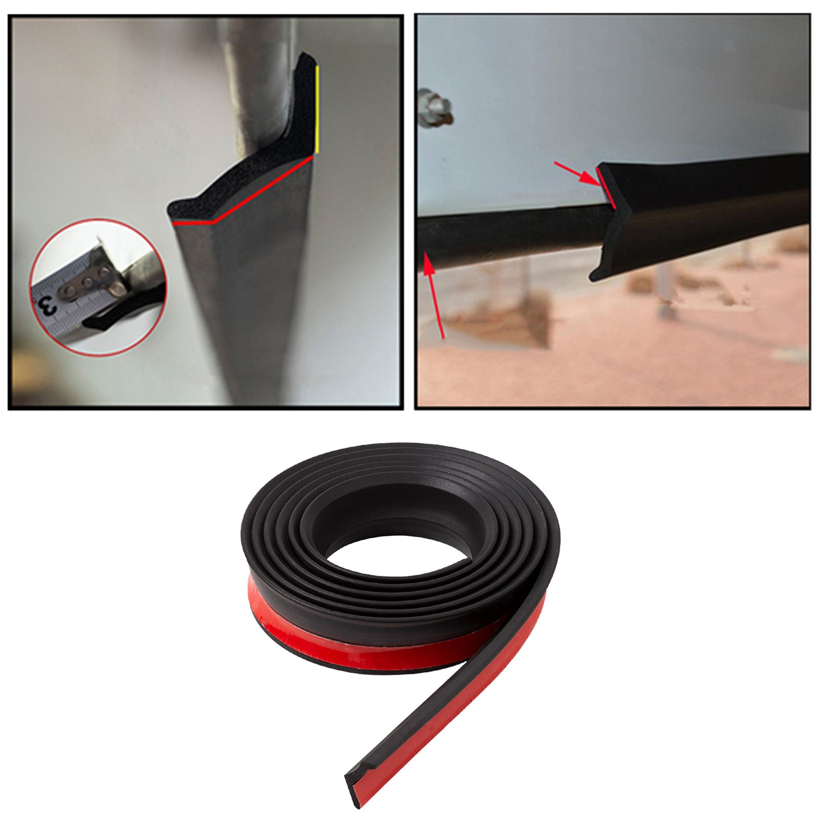 1M Garage Door Threshold Seal Strip Sealer Door Draft Stopper Dust Blocker