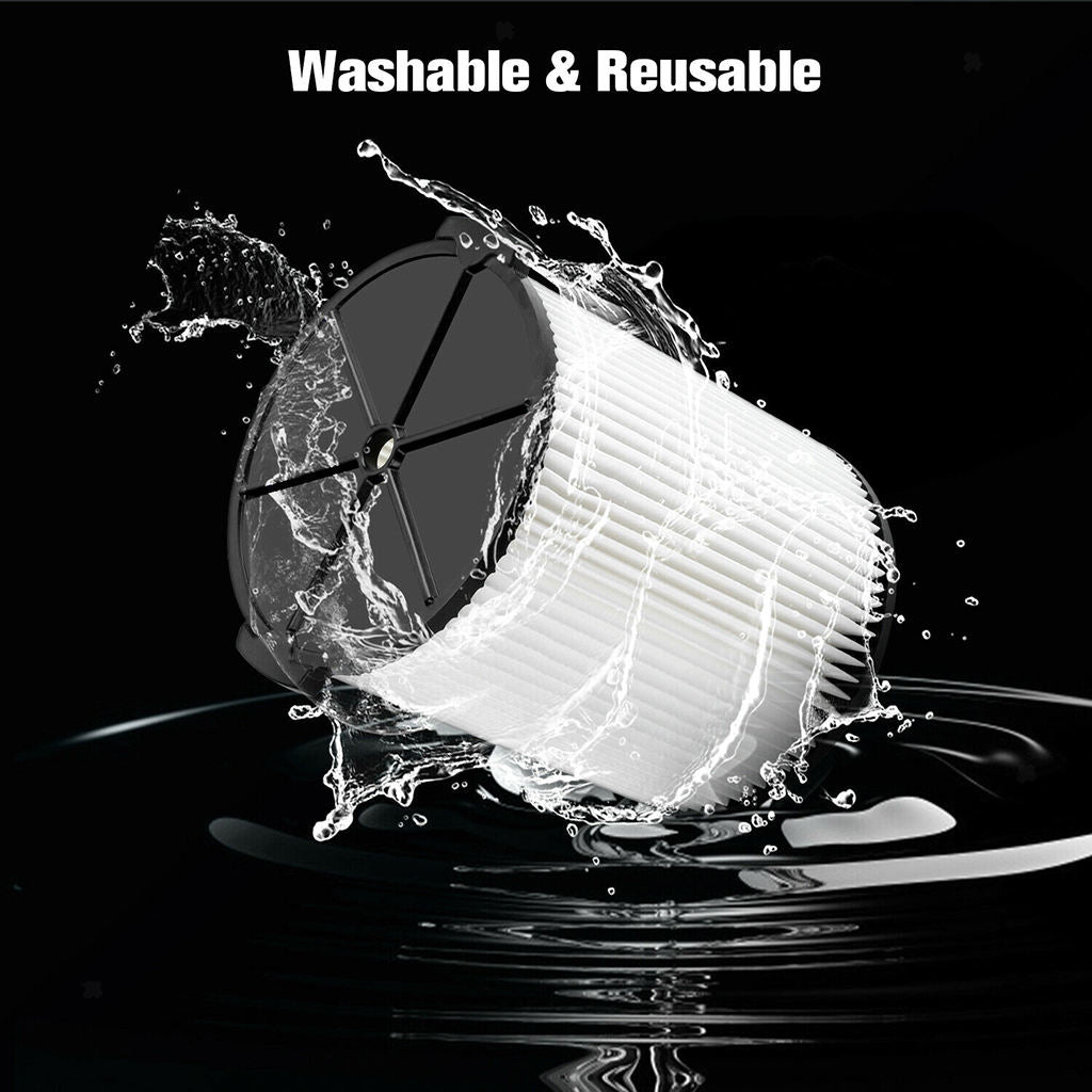 Reusable Wet / Dry Filter for Vacuum Pleated Filter