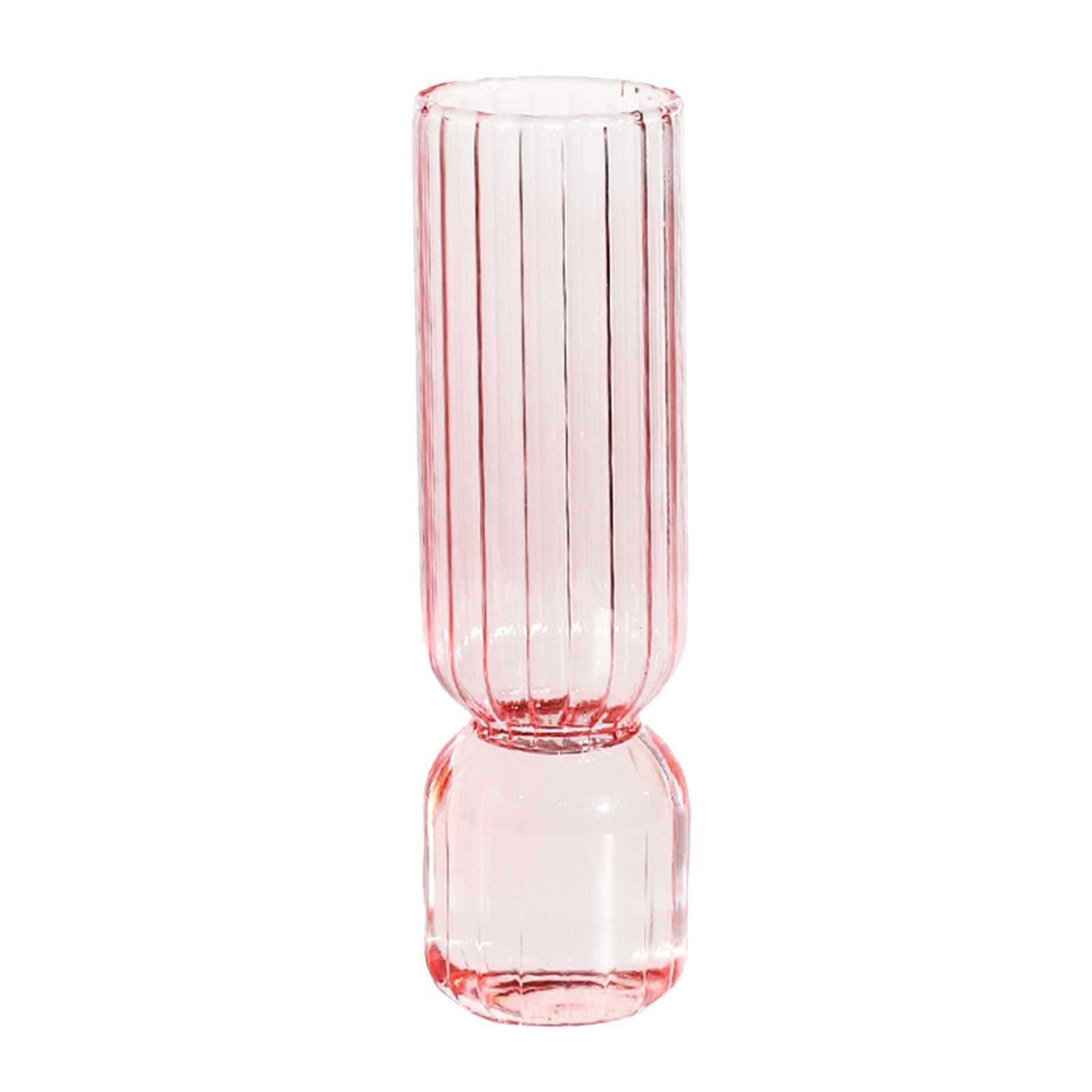 2Pcs Modern Glass Bubble Flower Vase Table Container Flowers Arrangement