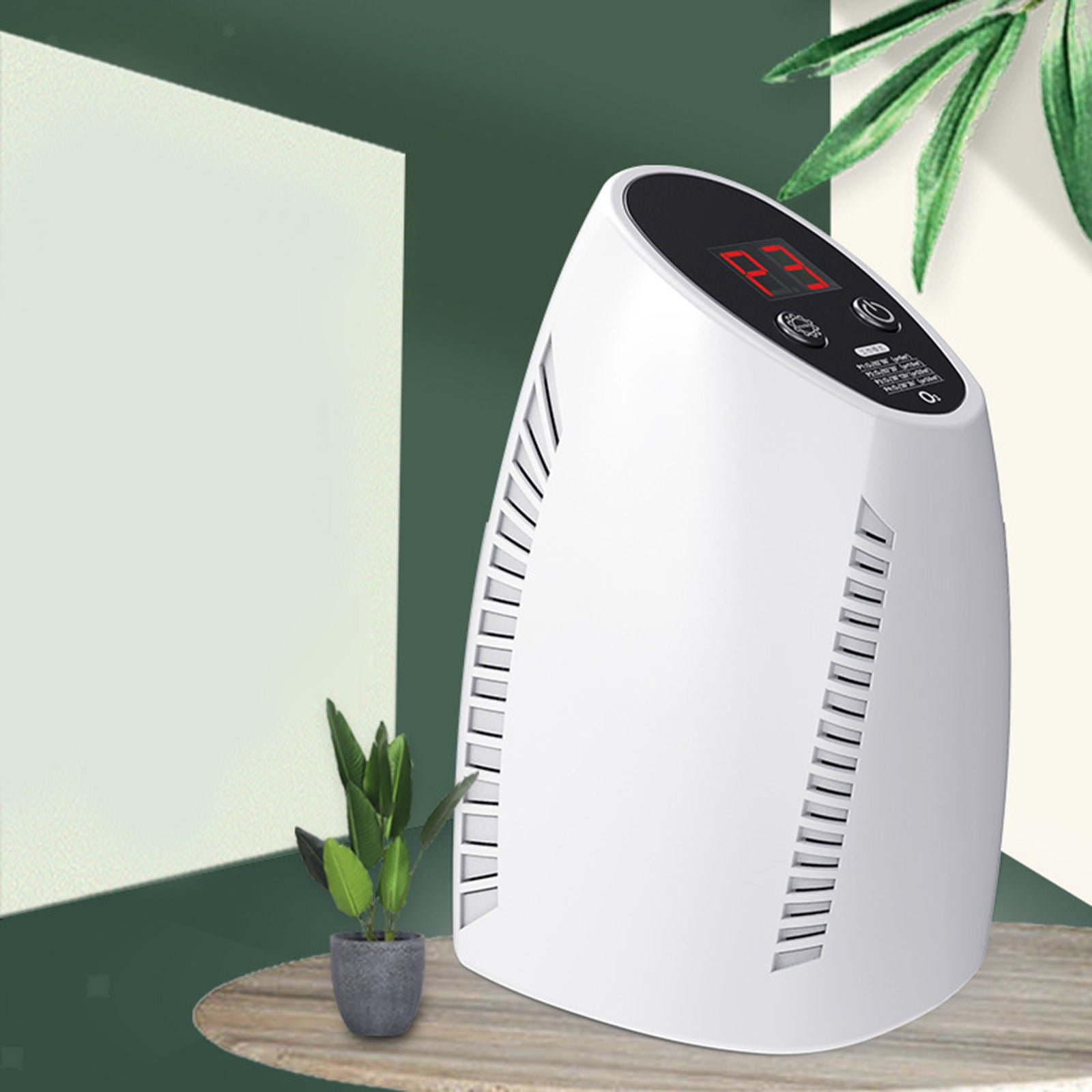 Floor/Wall Air Purifier Quiet Air Cleaner Dust Eliminator Mold Germs Filter