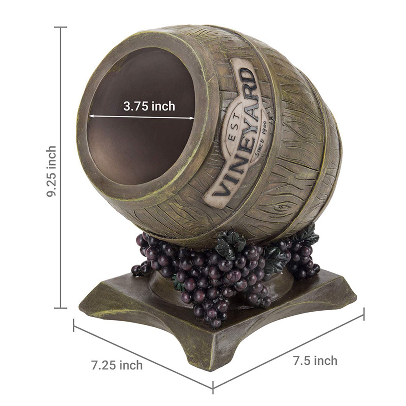 Retro Wine Rack Statue Craft Wine Organizer Stand Home Tabletop Display