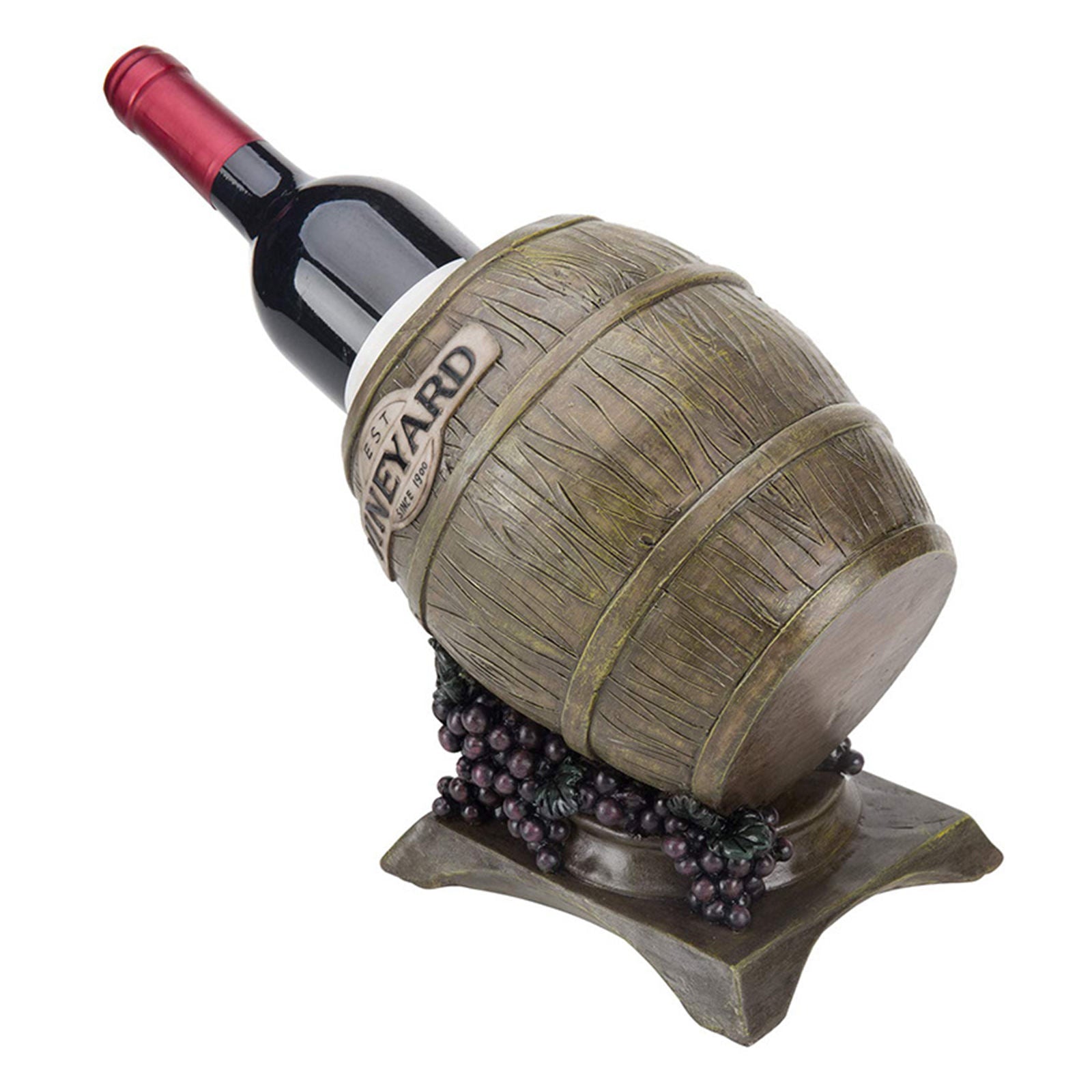 Retro Wine Rack Statue Craft Wine Organizer Stand Home Tabletop Display
