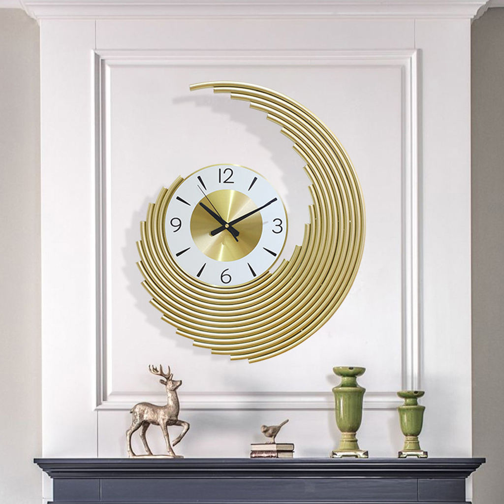 Wall Clock Silent Non Ticking Quartz Living Room Bedrooms Modern Art Decor