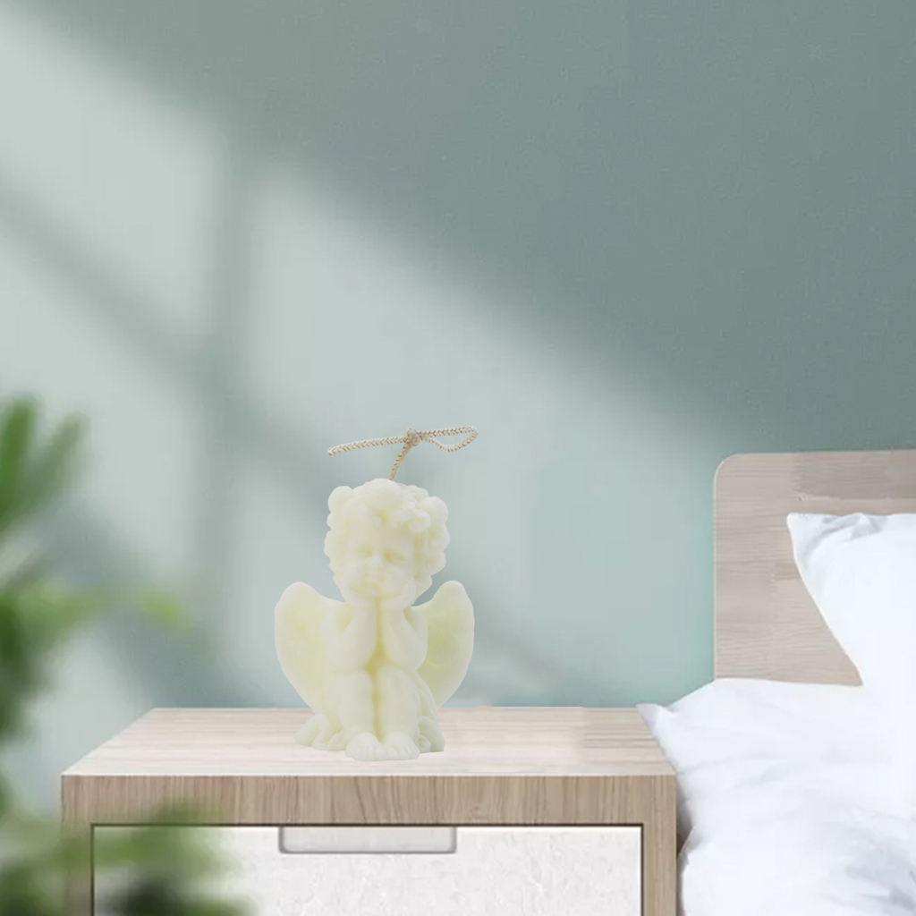 Cute Angel Relaxing Scented Cherub Wax Candle Decorative Birthday Gift