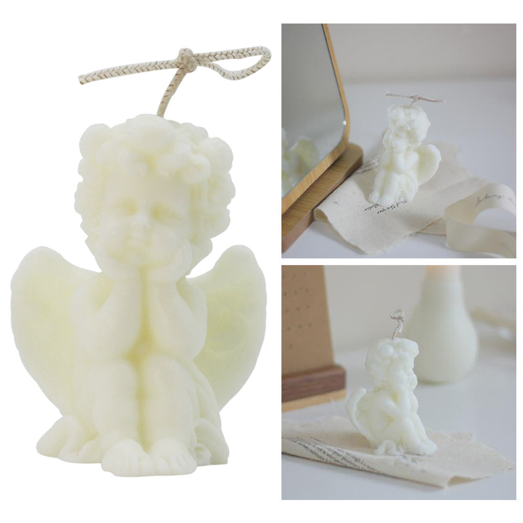 Cute Angel Relaxing Scented Cherub Wax Candle Decorative Birthday Gift