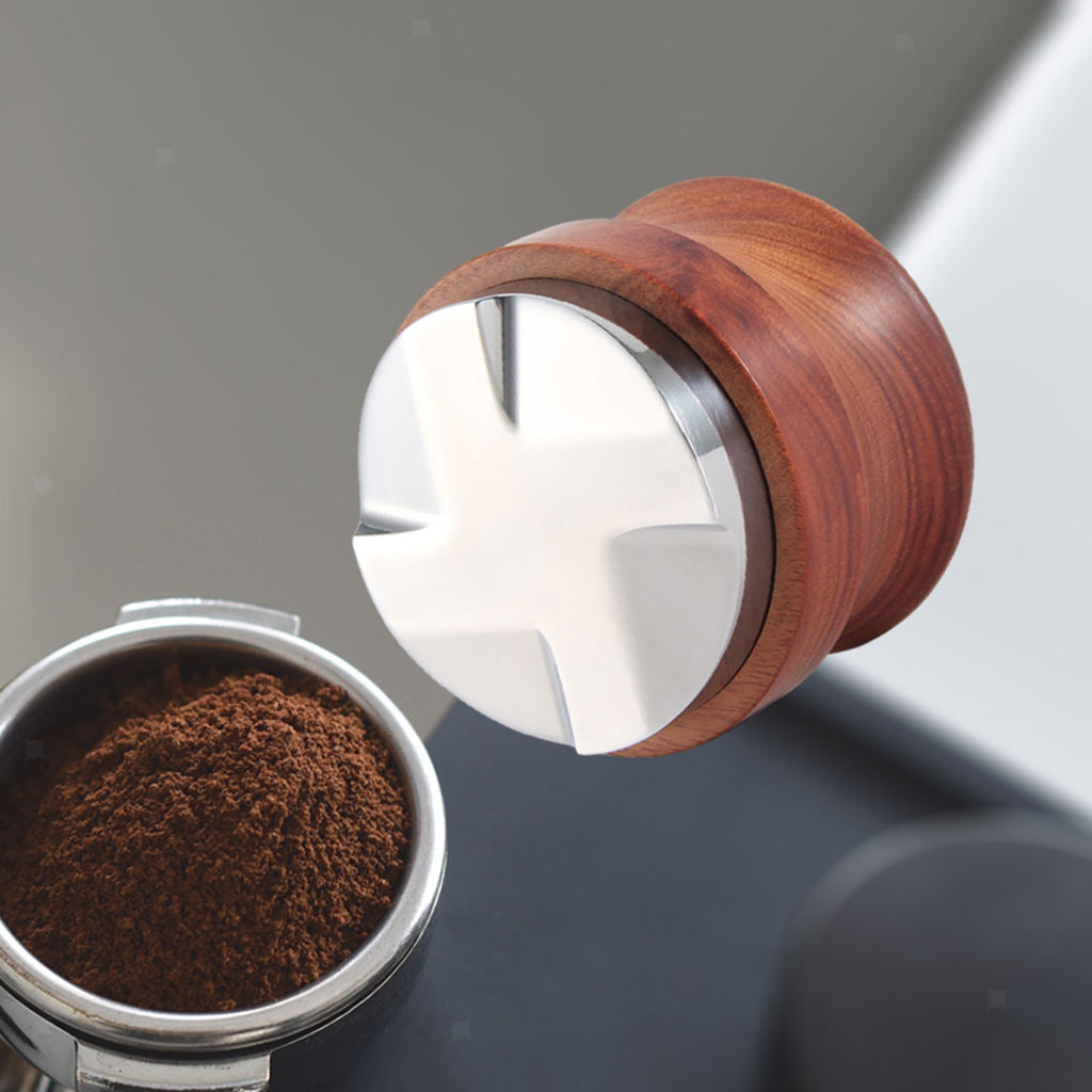 Stainless Steel Coffee Tamper Coffee Distributor Hand Tampers 58mm