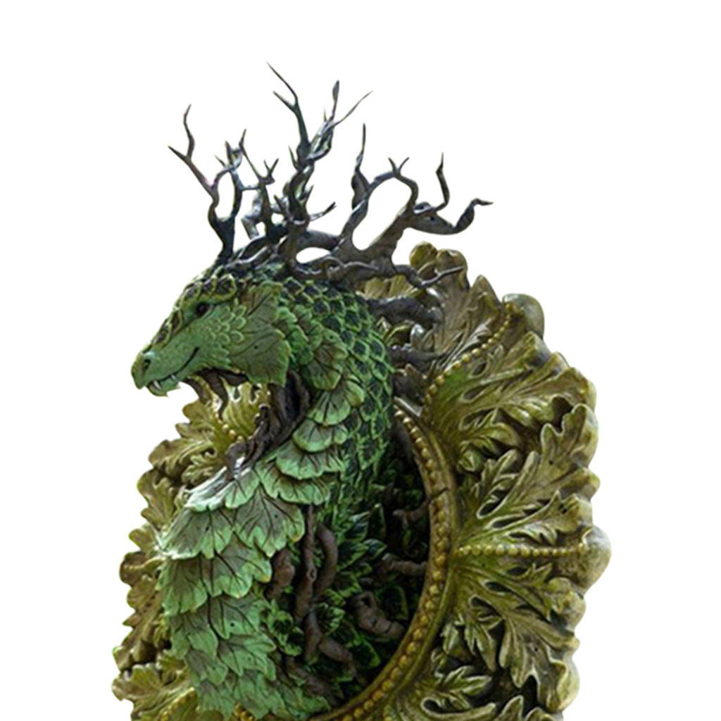 Dragon Statues Hanging Wall Sculpture Decor for Outdoor Porch Tree Ornaments