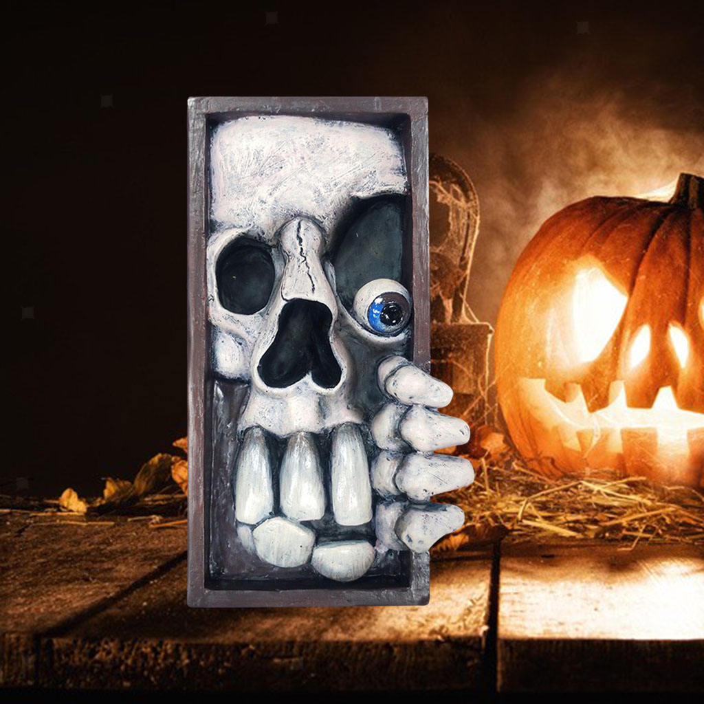 3x Monster Bookend Creative Peeping The Bookshelf Sculpture Decoration