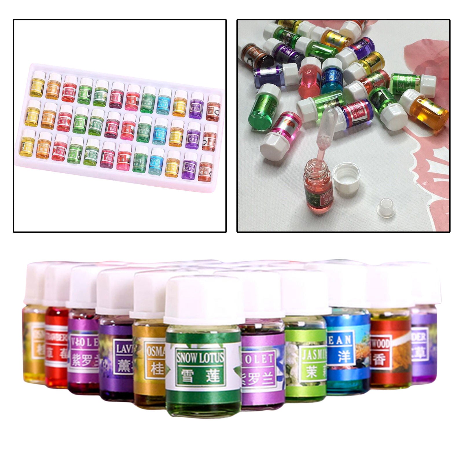 Aroma Essential Oils Rose Osmanthus Carnation Therapeutic Aromatherapy Oil