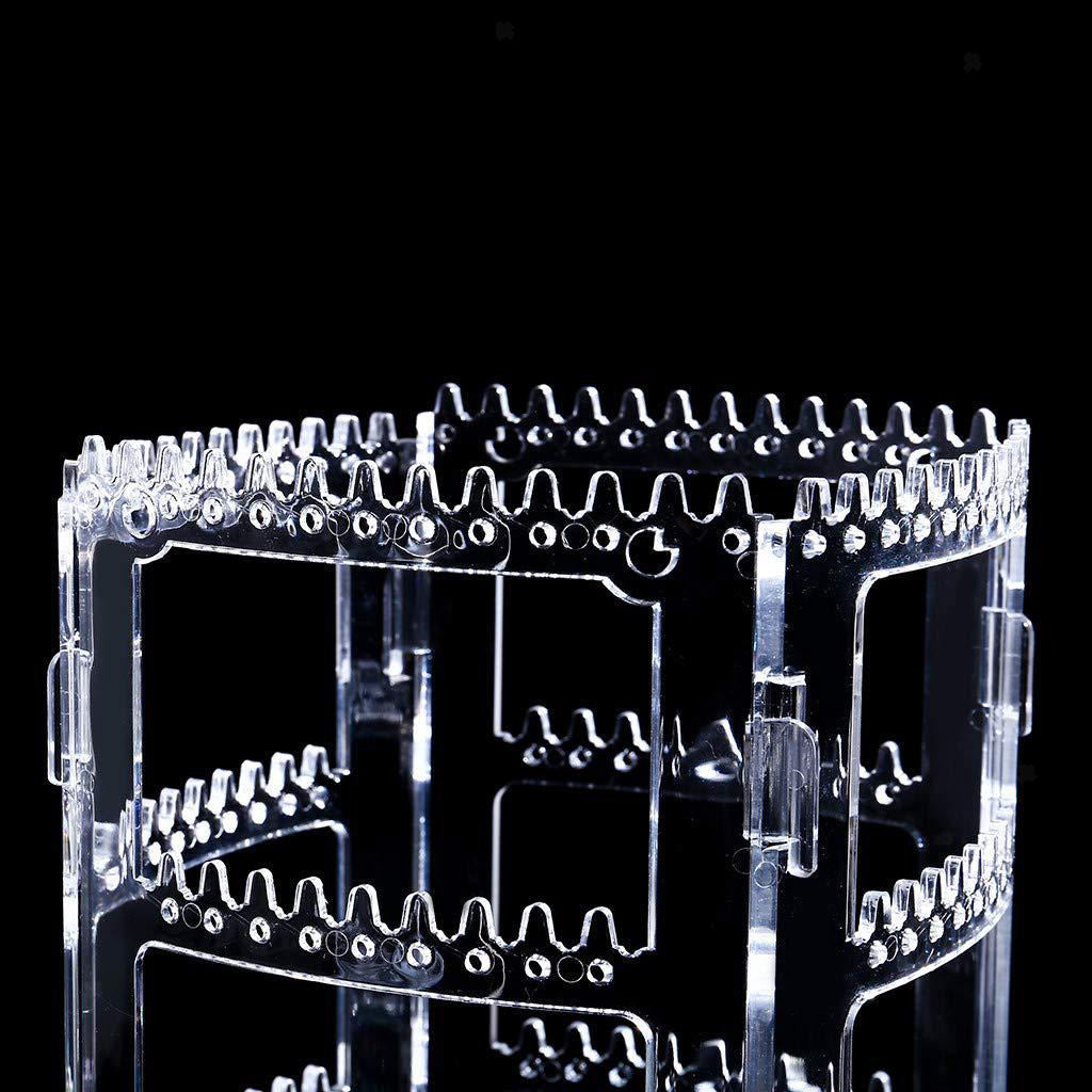 Rotating Earrings Holder Jewelry Display Rack 4 Tier Jewelry Organizer Stand