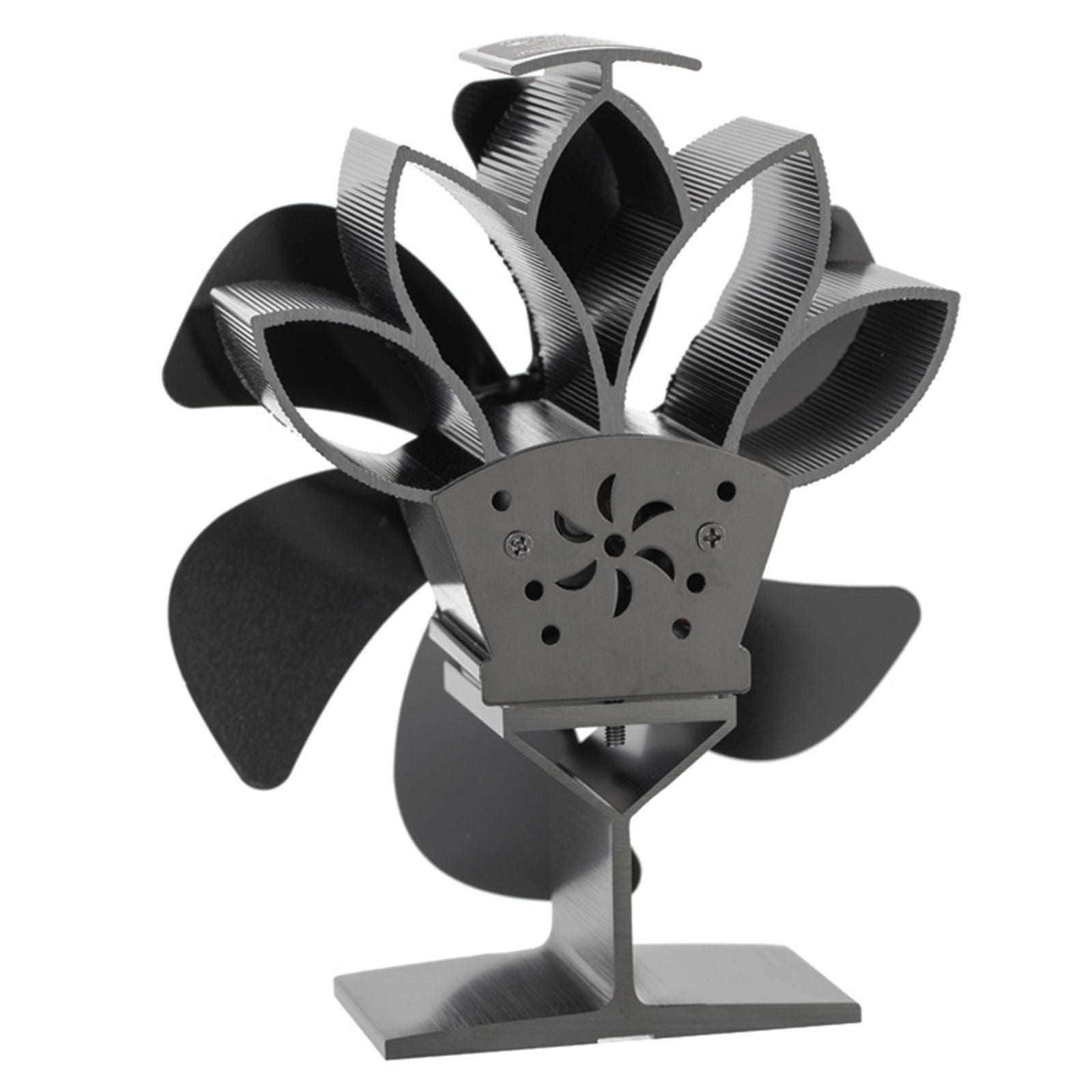 6 Blades Heat Powered Fireplace Fan Wood/Logs Stove Fan Silent Effective Fan