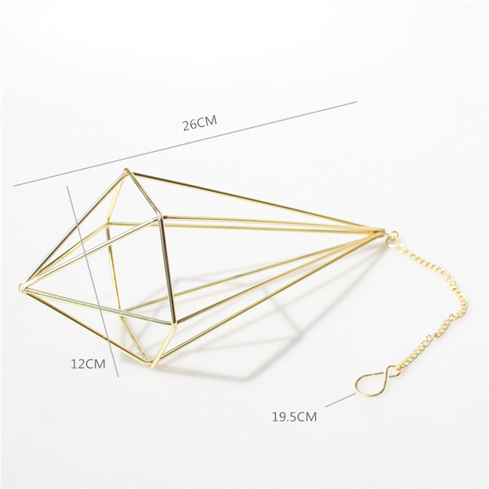 Air Plants Holder Modern Art Style Large with Chain for Wall Wedding Gift