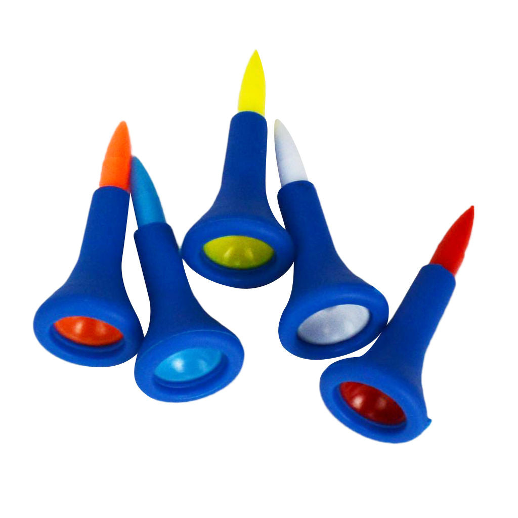 Soft Rubber Cushion Top Golf Tees Random Short Practice Golf Accessories