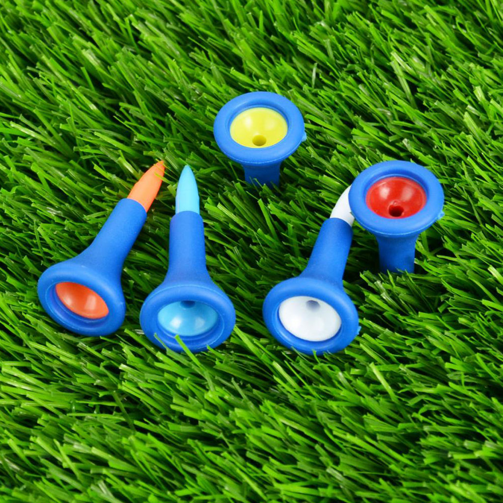 Soft Rubber Cushion Top Golf Tees Random Short Practice Golf Accessories