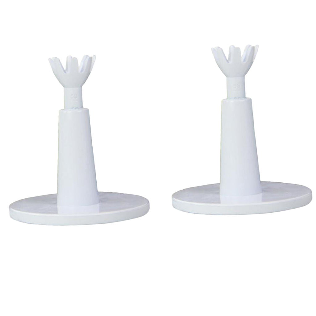 2Pcs Rubber Golf Driving Range Tees Holder Adjustable Golfer Tee Home Practice