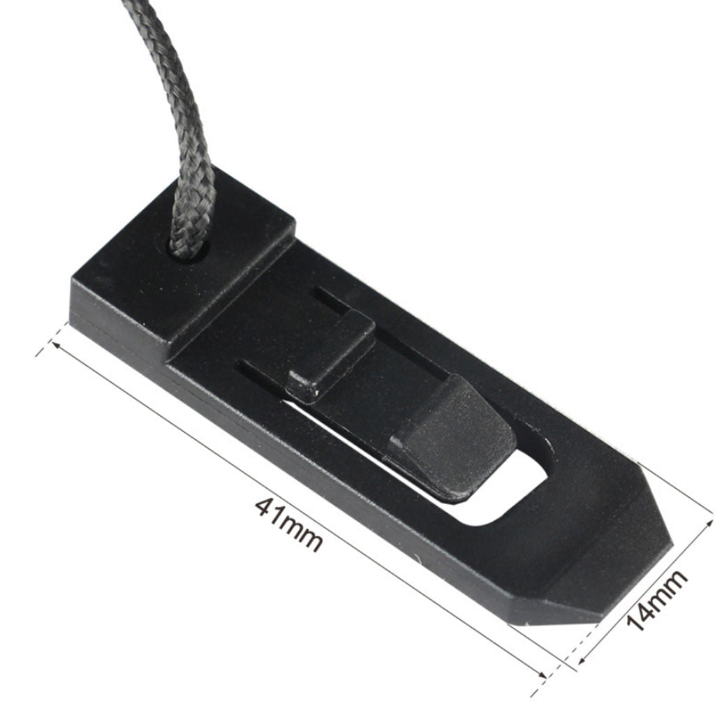 Surfboard     Clip Paddleboard Skeg Tracking Fin Buckle Plug Black