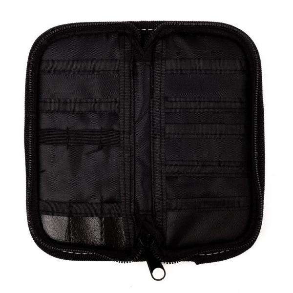 Portable Bifold Dart Carrying Case Holds 12 Darts Steel Tip Darts Zipper Bag