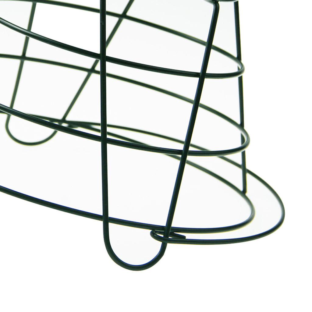 Anti-Rust Golf Range Basket 30-Ball Holder Container Steel Wire Bucket Accessory
