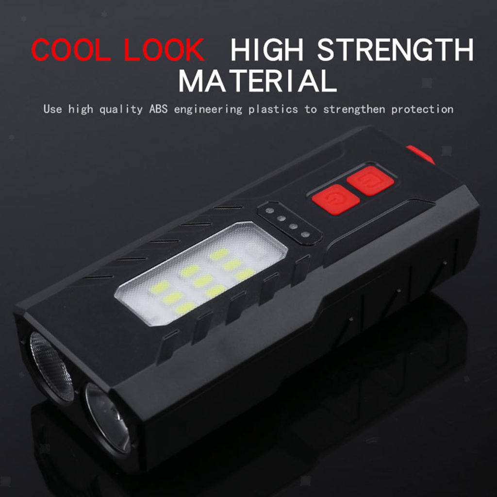 Bike Light Waterproof 4000mAh Handlebar Headlight Ultralight Flashlight