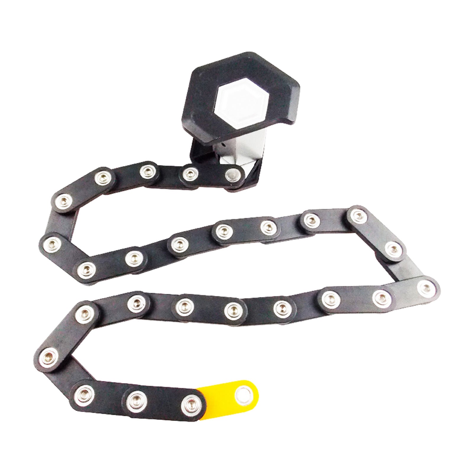 Bicycle Lock Portable Link Folding with Key And Screw for