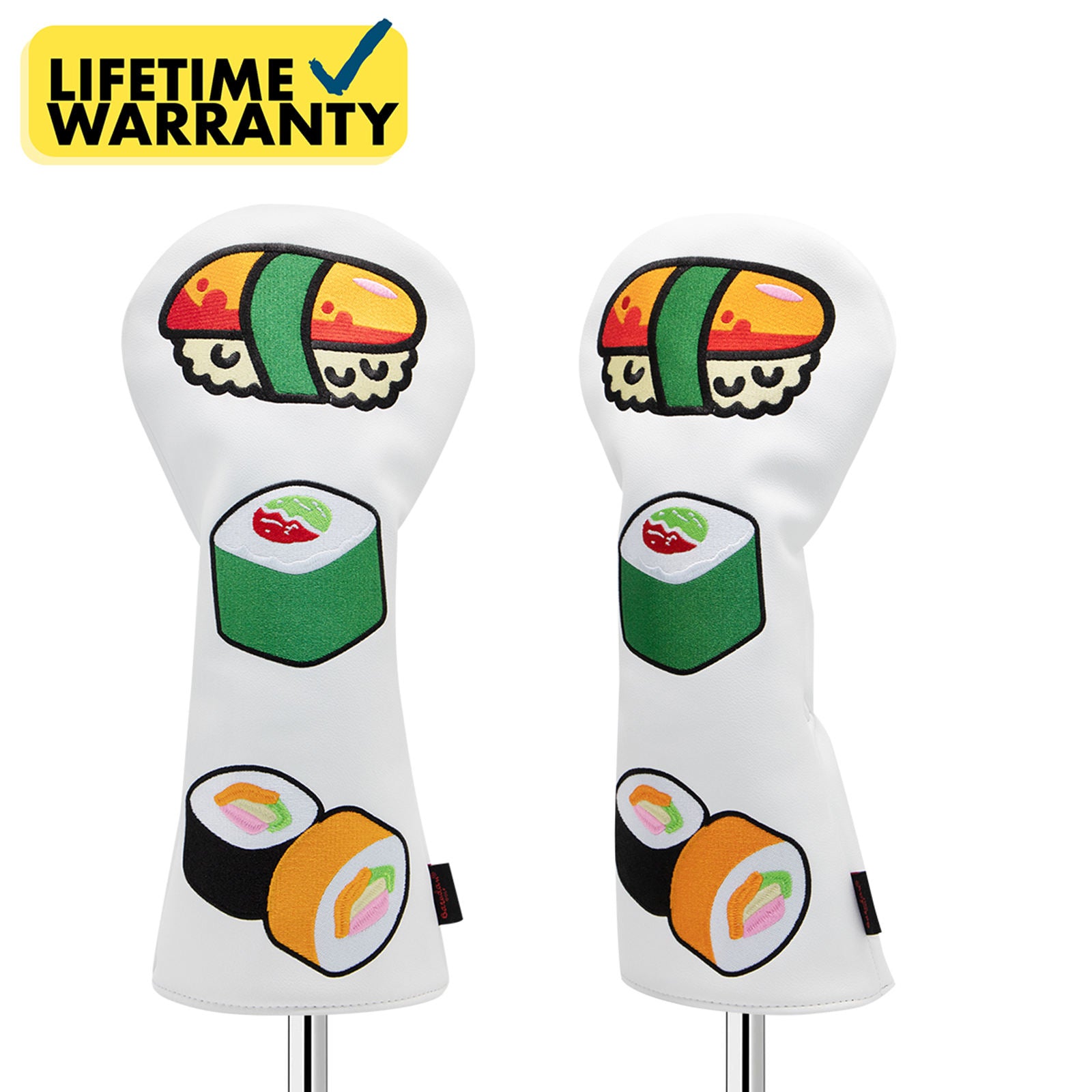 3Pcs Golf Wood Head Cover Fairway Driver Headcover Protector UT No. Tag