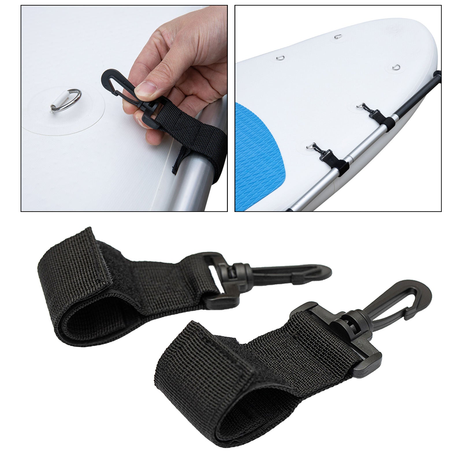 Kayak Paddle Storage Holder Clip Canoe Fishing Rod Holder Hold One Paddle