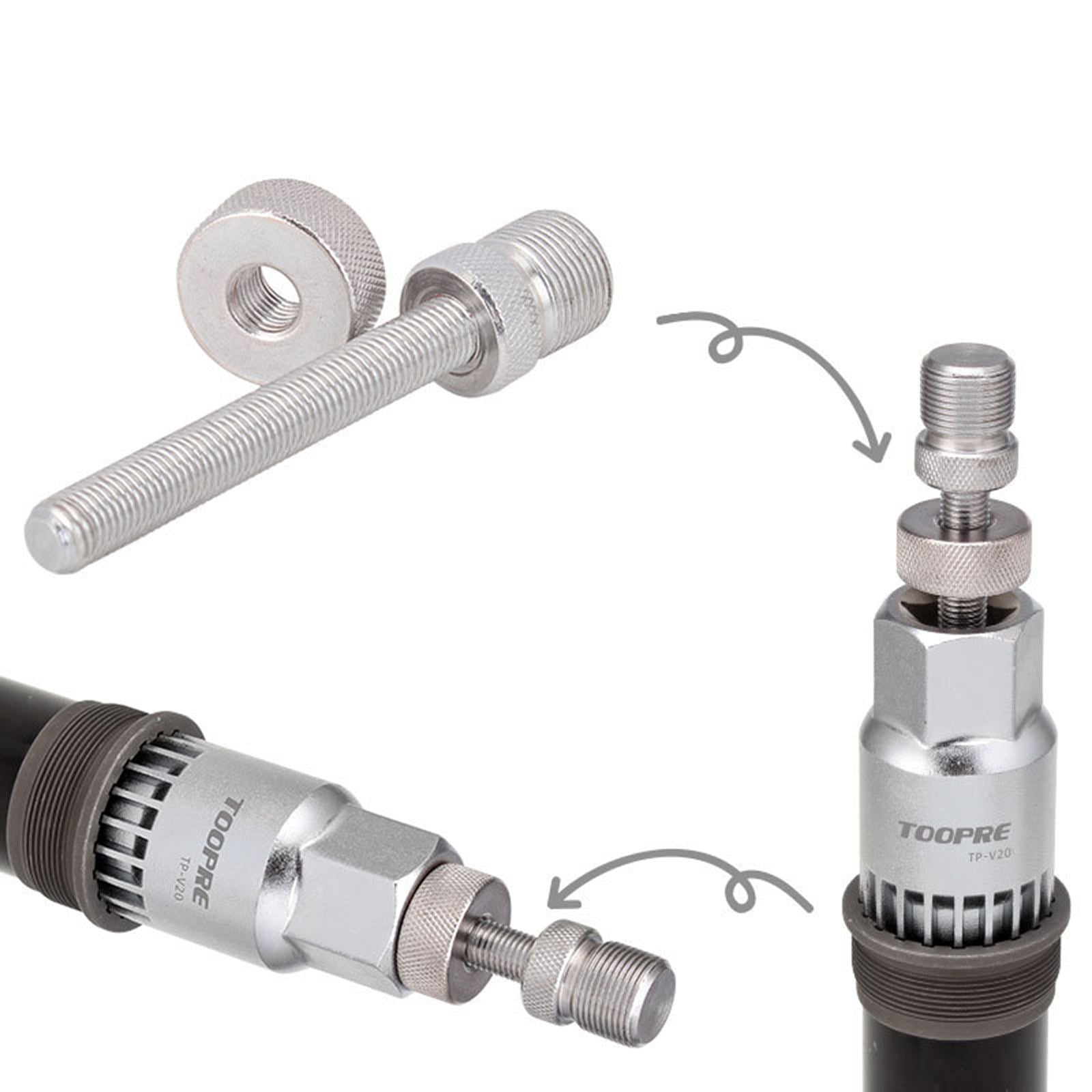 Universal Bicycle Bottom Bracket Remover Tool 20 Teeth Repairing Wrench
