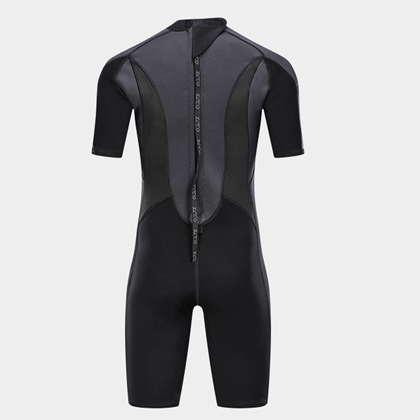 Mens 3mm Shorty Wetsuit Back Zip Dive Skin for Snorkeling Surfing Suits L