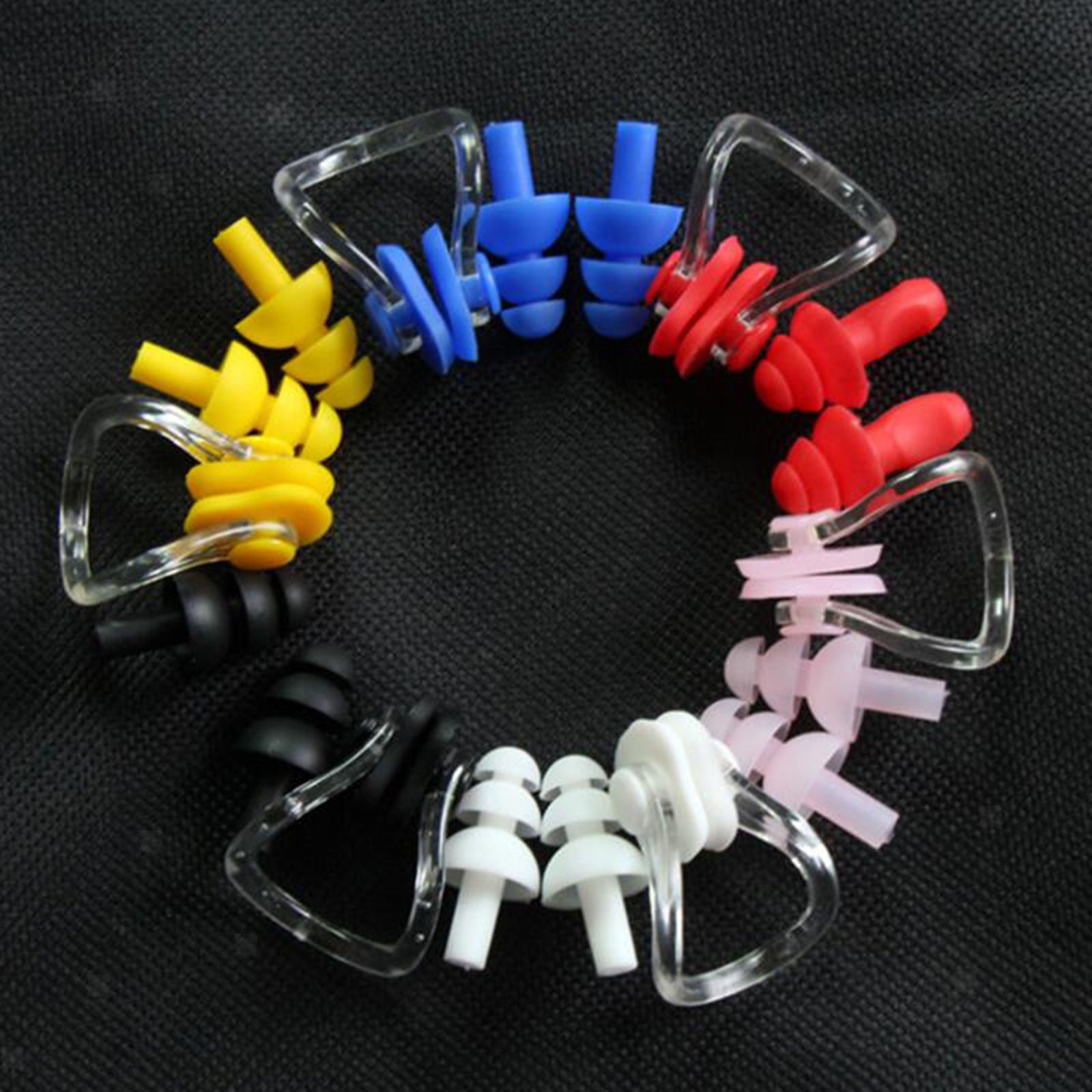 Swimming Nose Clip Dive Ear Nose Protector for Bathing Surfing Blue