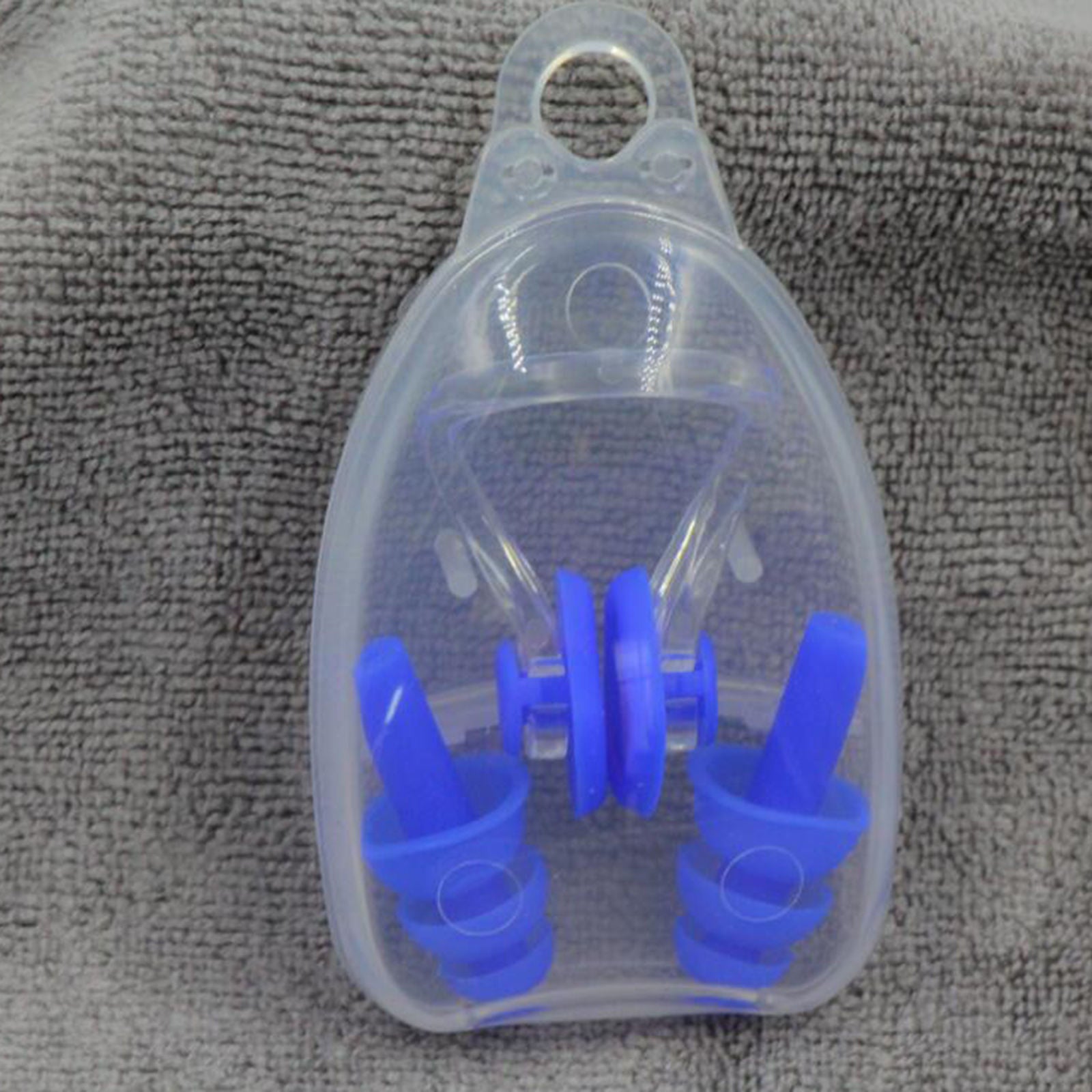 Swimming Nose Clip Dive Ear Nose Protector for Bathing Surfing Blue