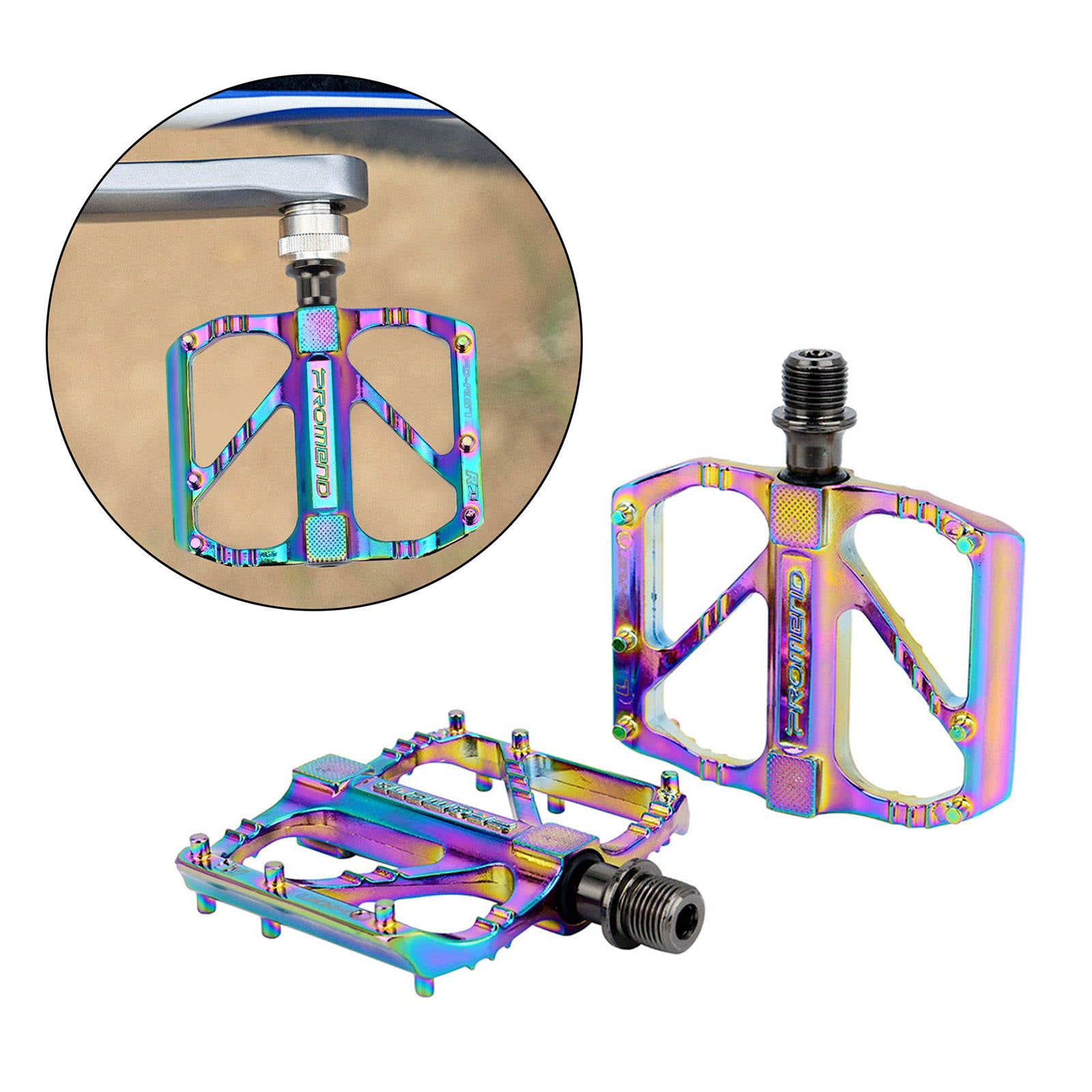 Dazzling Road Mountain Bike Platform Pedals MTB BMX Cycling Quick Release