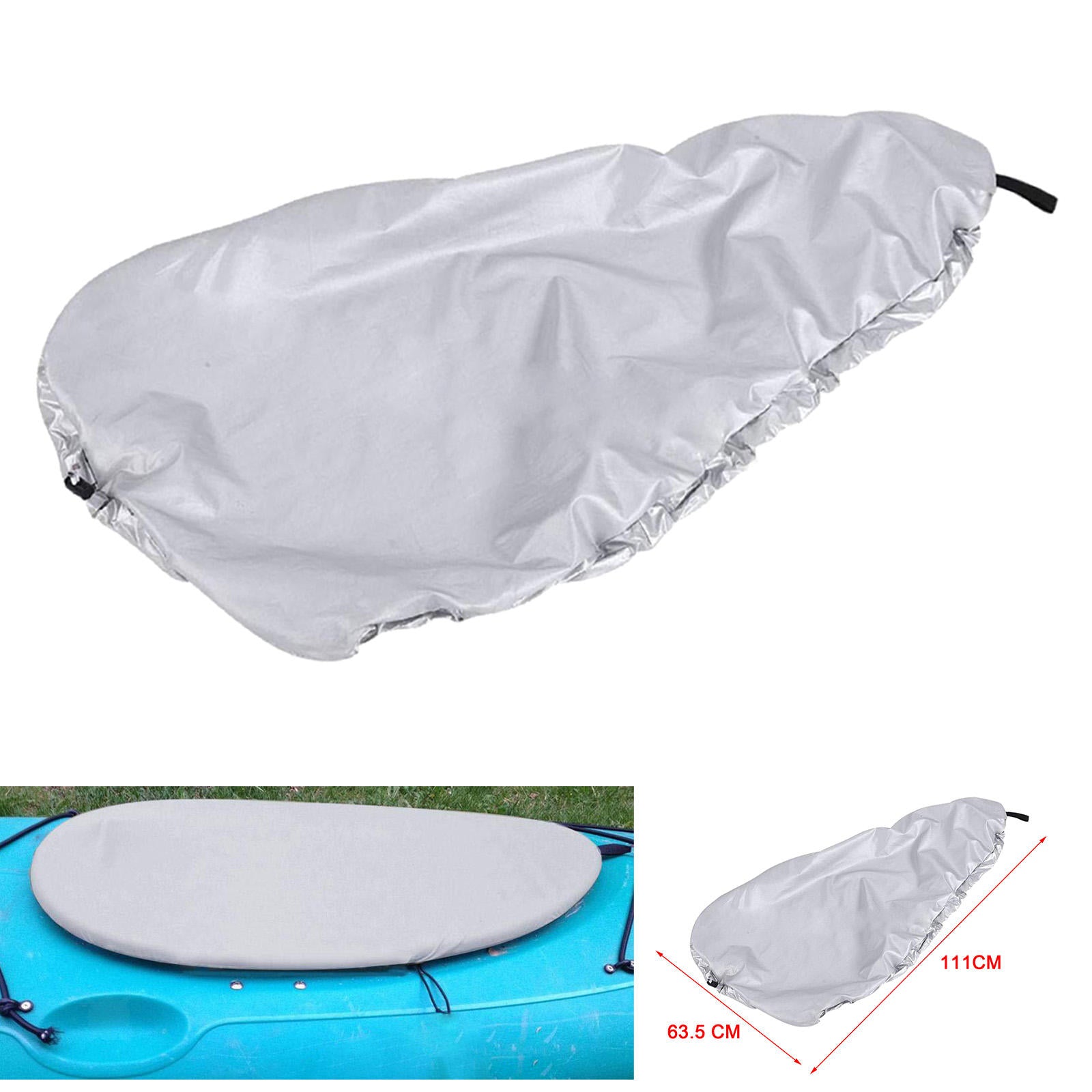 Kayak Cockpit Cover Breathable Waterproof Adjustable Seal Protector Storage