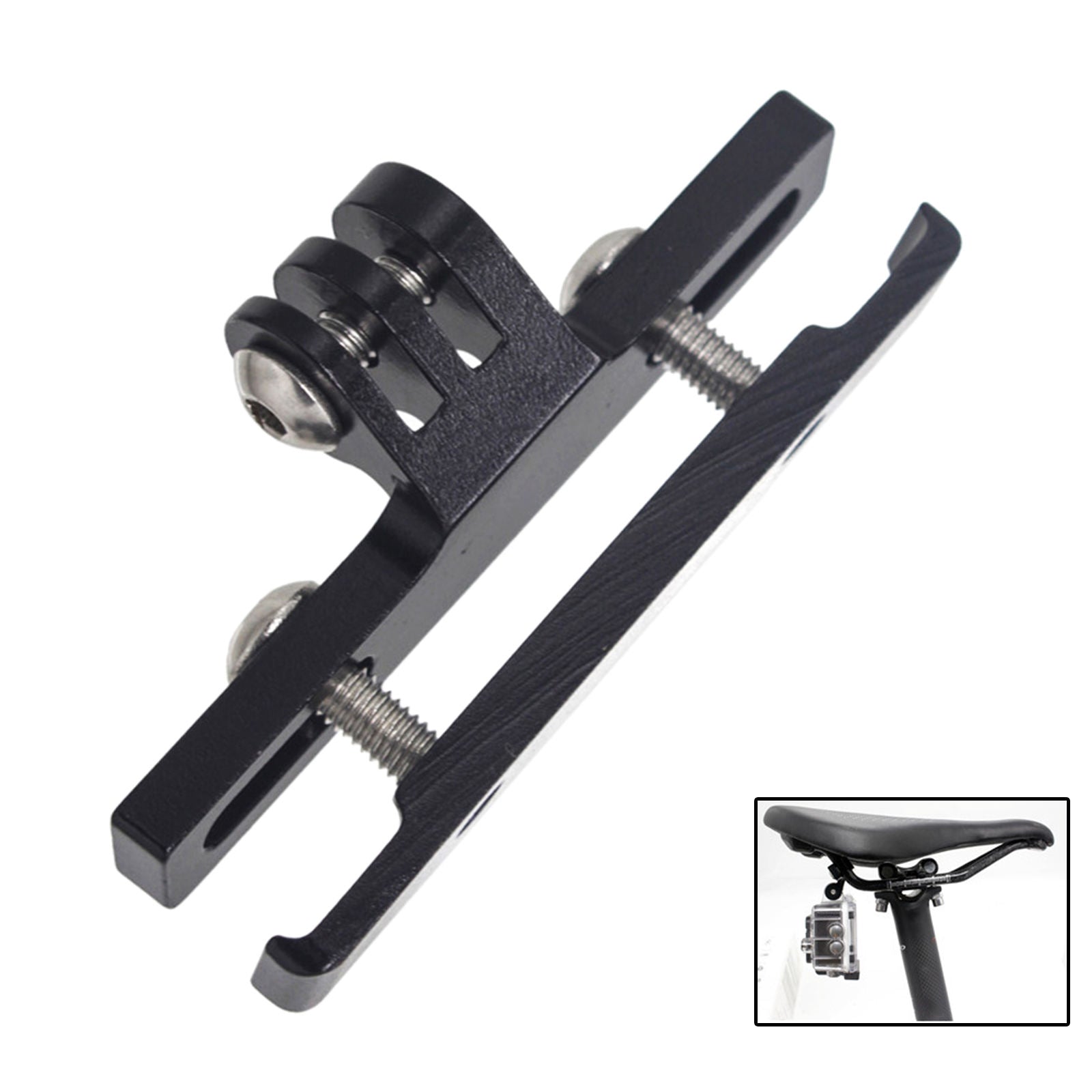 Rear Rack Supportor Bicycle Stable Waterproof Aluminum Alloy Cushion Clip