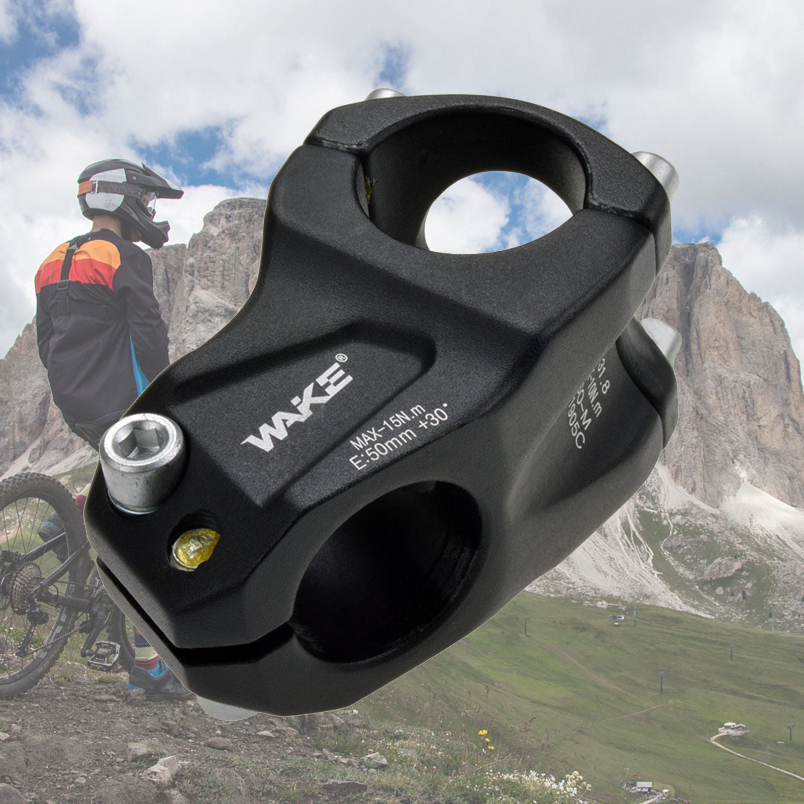 Mountain Bike Stem Short Handlebar Replacement for Road Bike Repair Parts