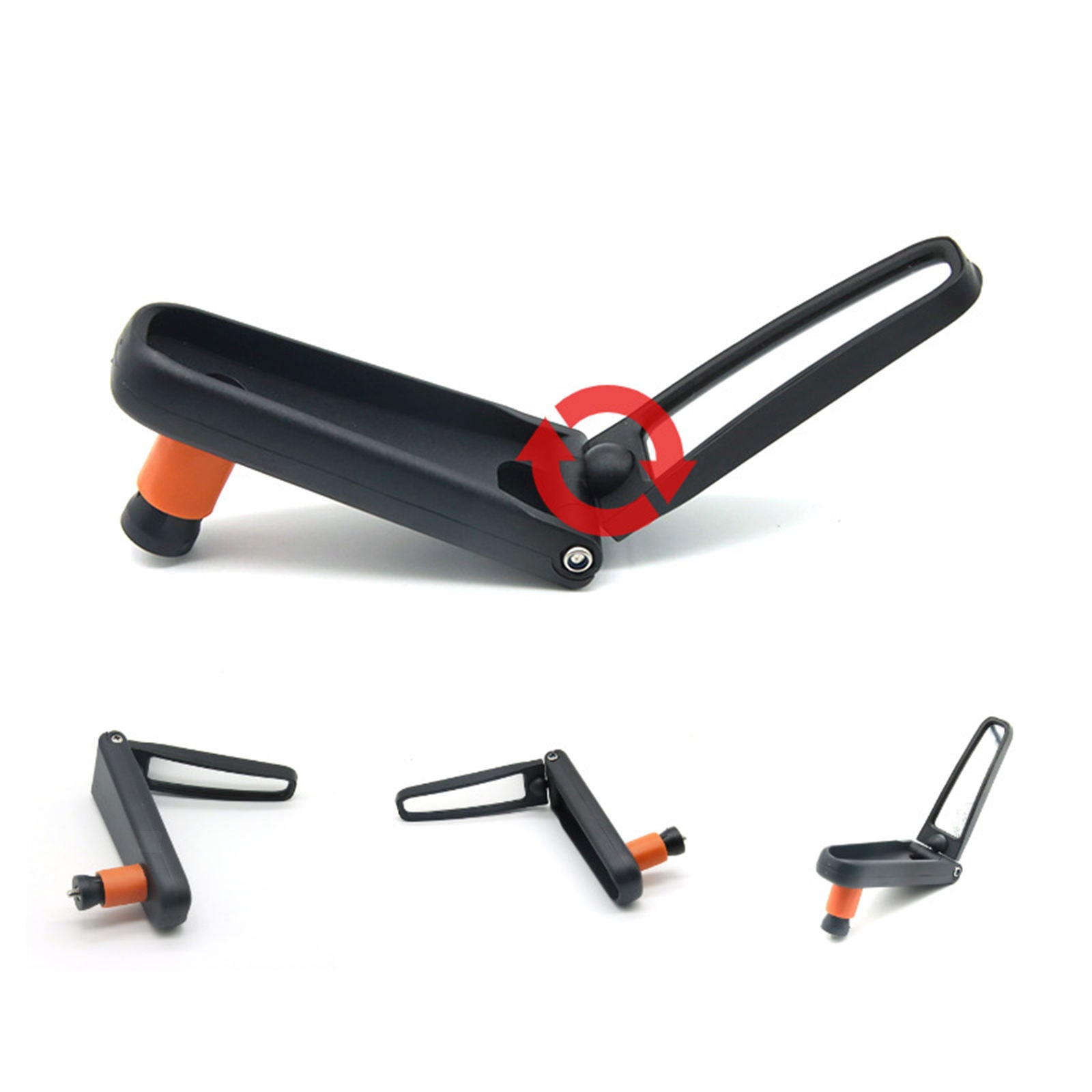Bike Rearview Mirror 360° Adjustable Handlebar end Mirror for Mountain Bike