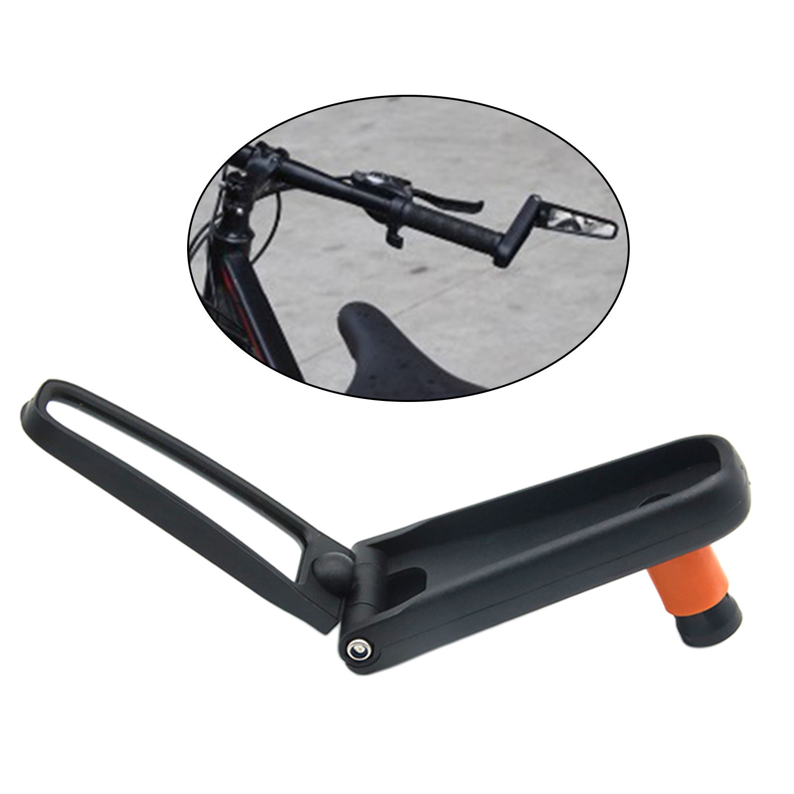 Bike Rearview Mirror 360° Adjustable Handlebar end Mirror for Mountain Bike