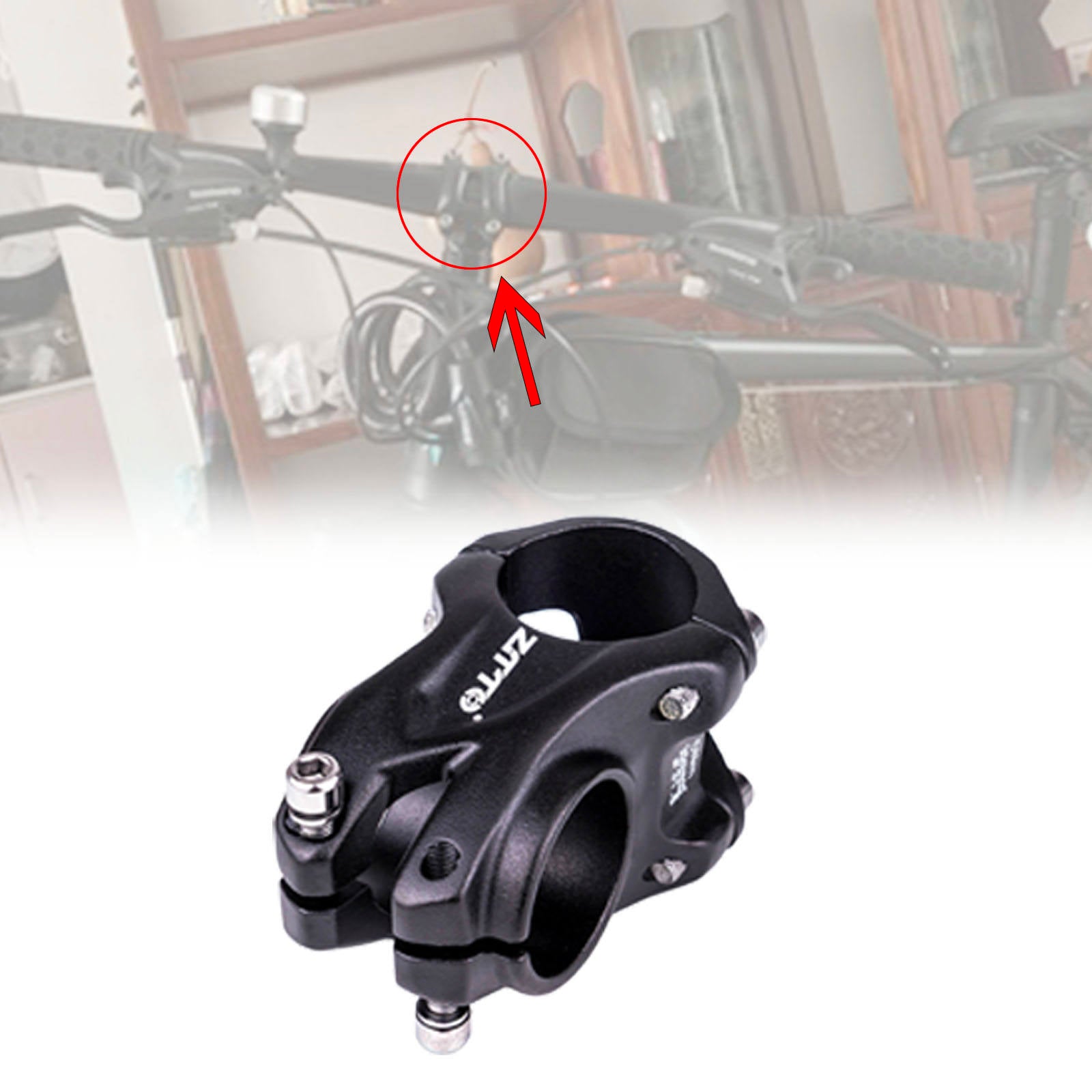 Aluminium Alloy Stem Short Ultralight Handle Racing Bar Road Bike 31.8mm