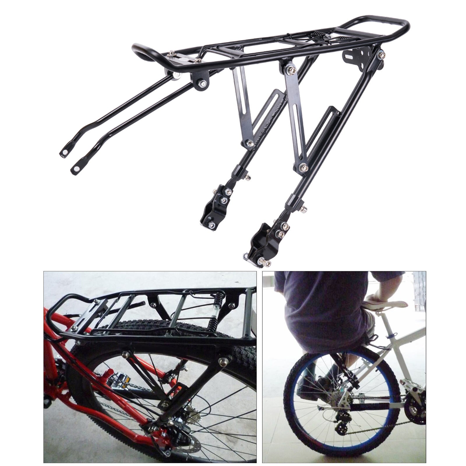 Mountain Bicycle Rear Pannier Carrier Cycle Cargo Luggage Rack Mountain Bike