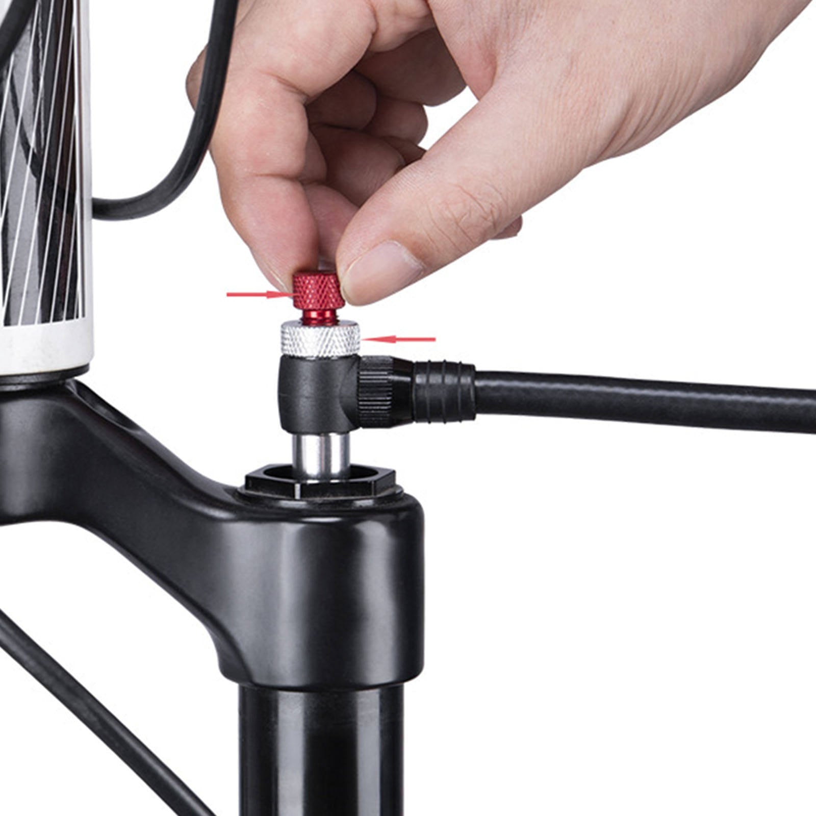 Bike Fork Shock Pump400PSI Digital Gauge High Pressure for MTB Bicycle