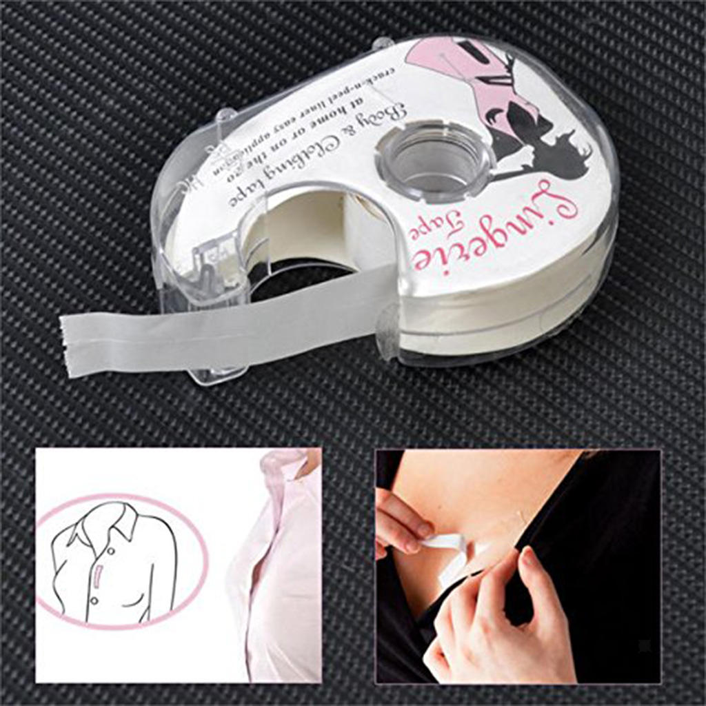 Clear Double Sided Adhesive Tape Modesty for Wedding Prom Toupee Tit