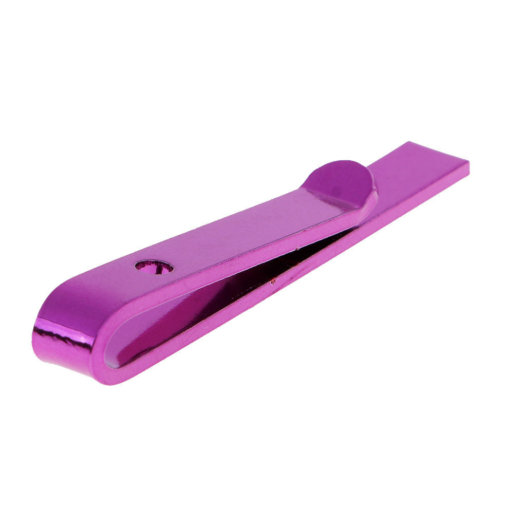 Men's Simple Classic Tie Clip Clamp Necktie Clasp Gentlemen Tie Bar Rose Red