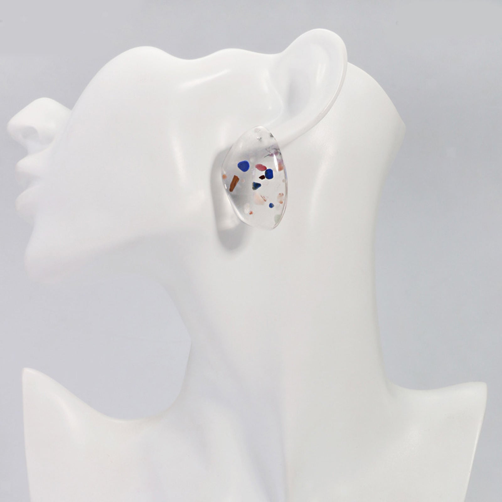 Fashion Transparent Hyperbole Earrings Ear Stud Euramerican Style Jewelry