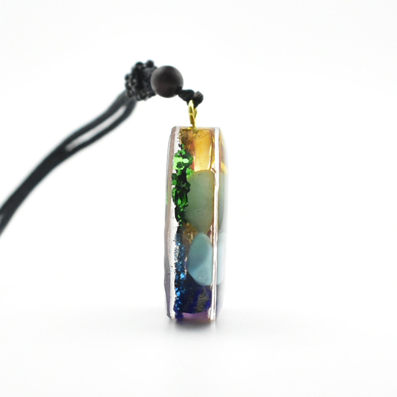 3.5cm Retro Orgone Chakra Pendant Natural Necklace for Spiritual
