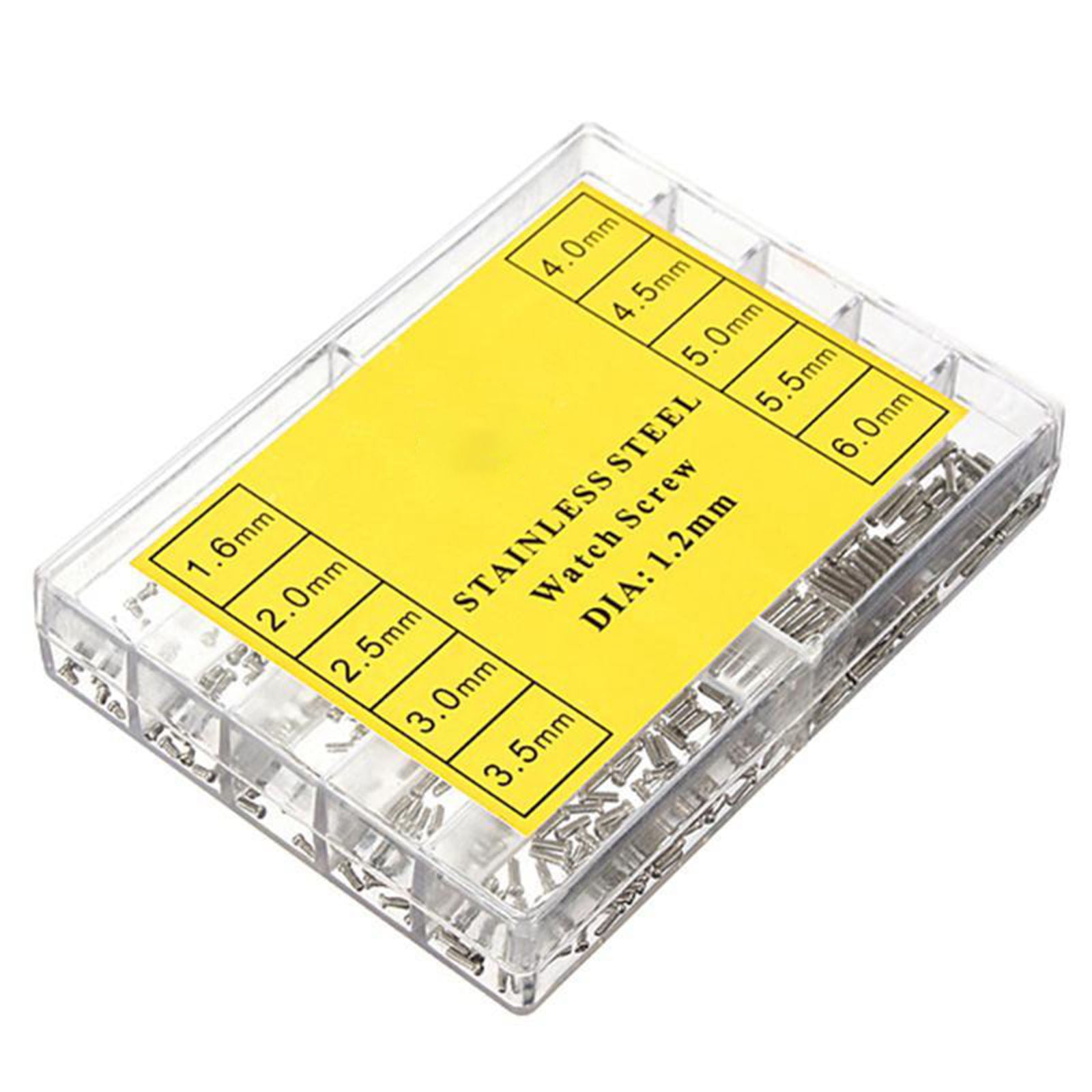500-600PCS Watch Back Cover Screw Watchmaker Repair Part Tool