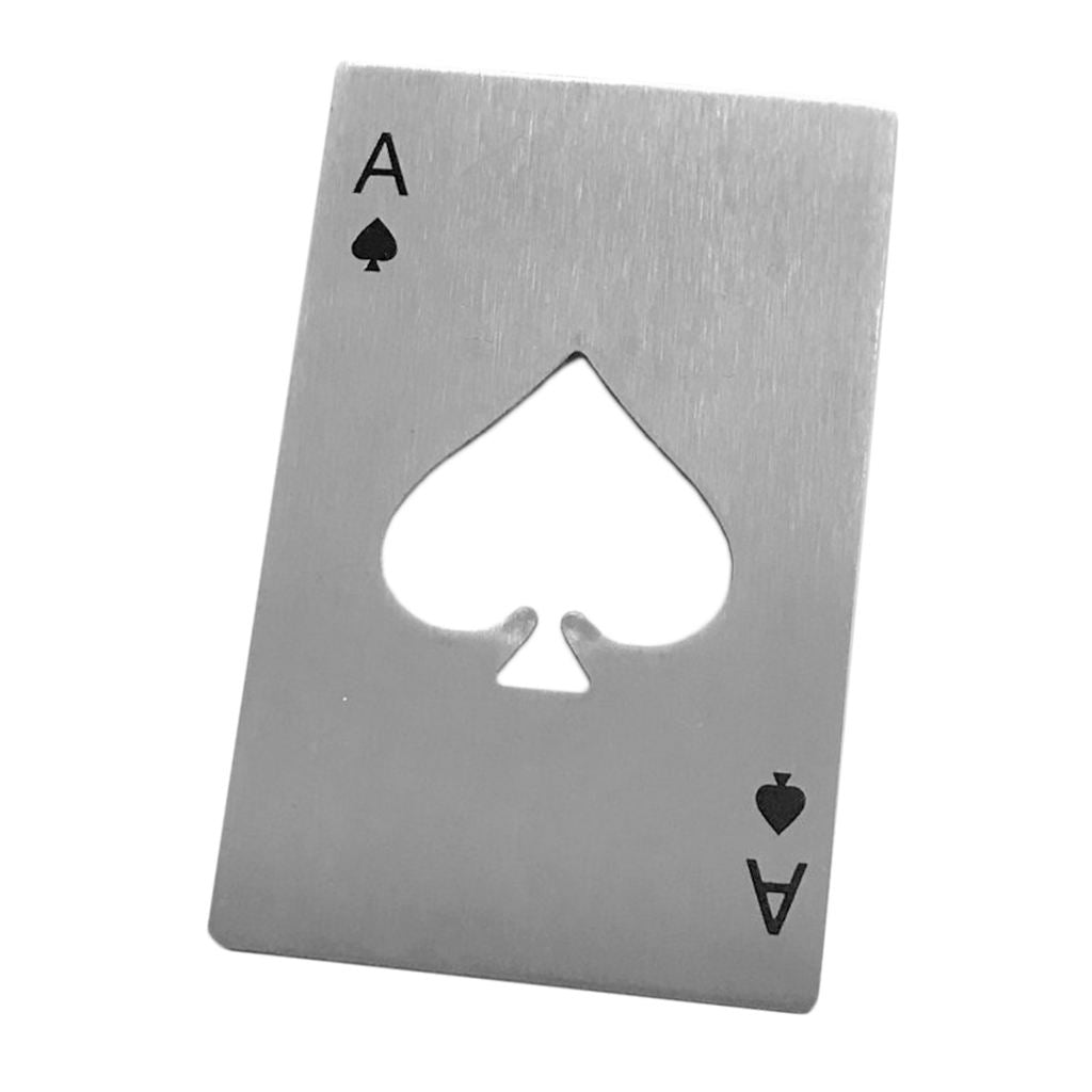 Durable Credit Card Size Poker Bottle Opener Home Kitchen Party Casino Tools