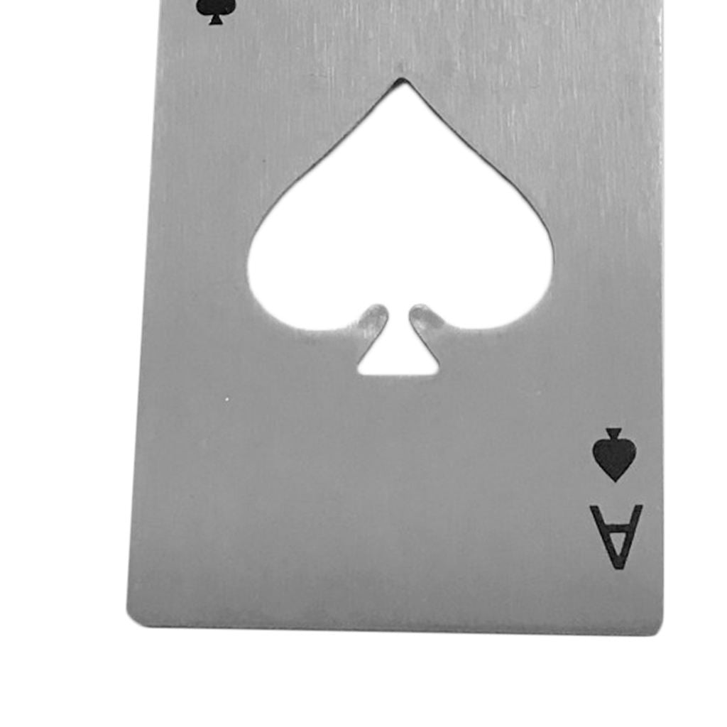 Durable Credit Card Size Poker Bottle Opener Home Kitchen Party Casino Tools